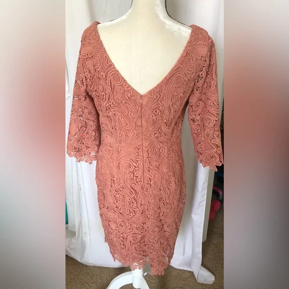 Eliza J Size 12 Lace Dress - Picture 3 of 8